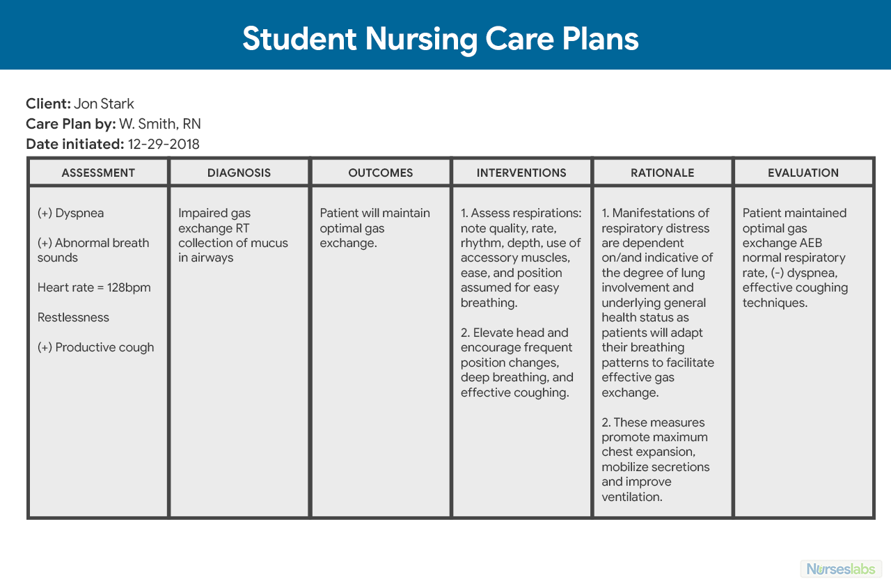 Nursing Care Plan for Patient