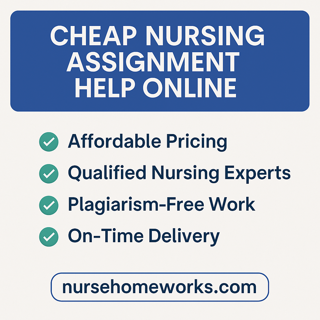 Cheap Nursing Assignment Help Online