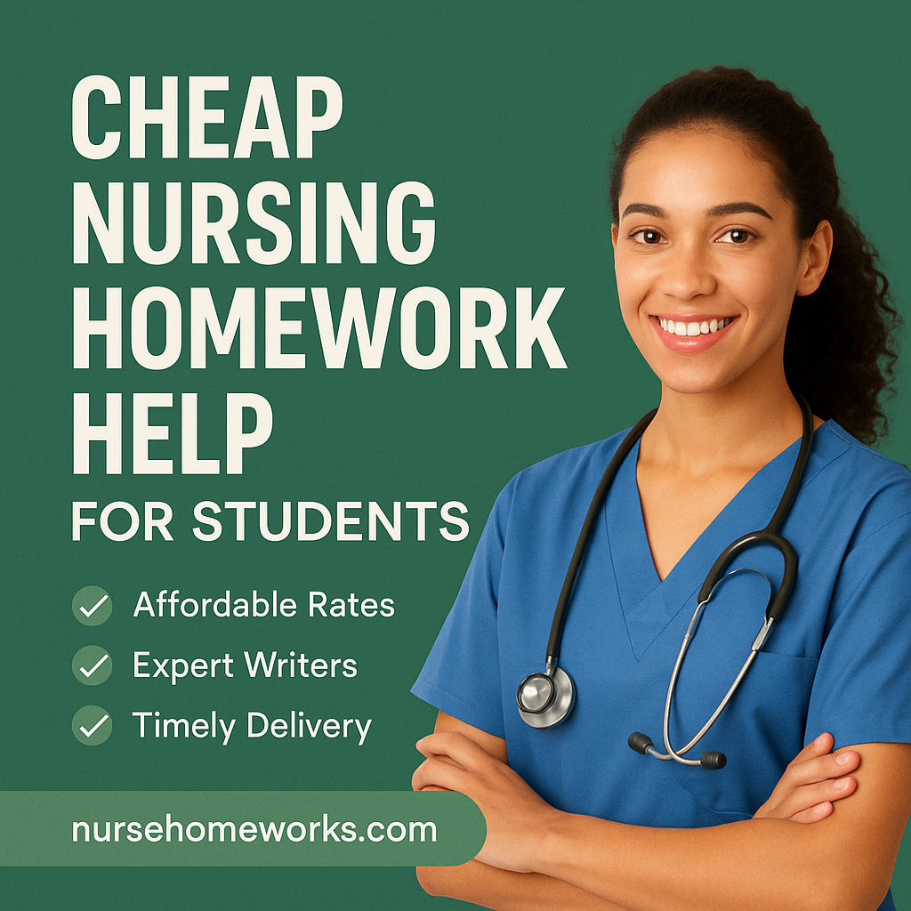 cheap nursing homework help