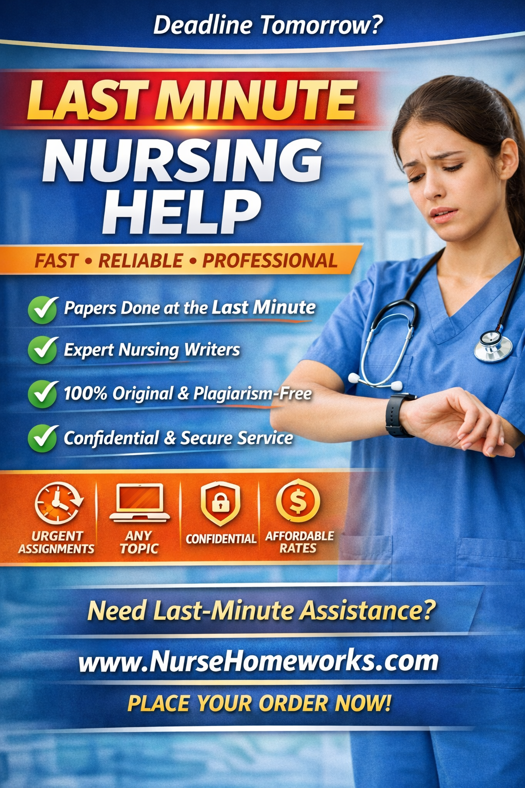 Last Minute Nursing Help
