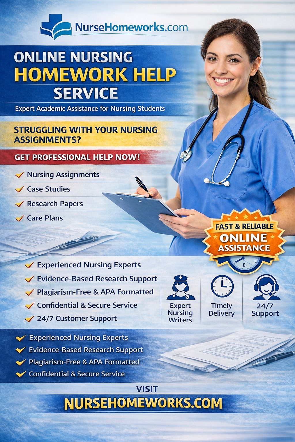 Online Nursing Homework Help Service