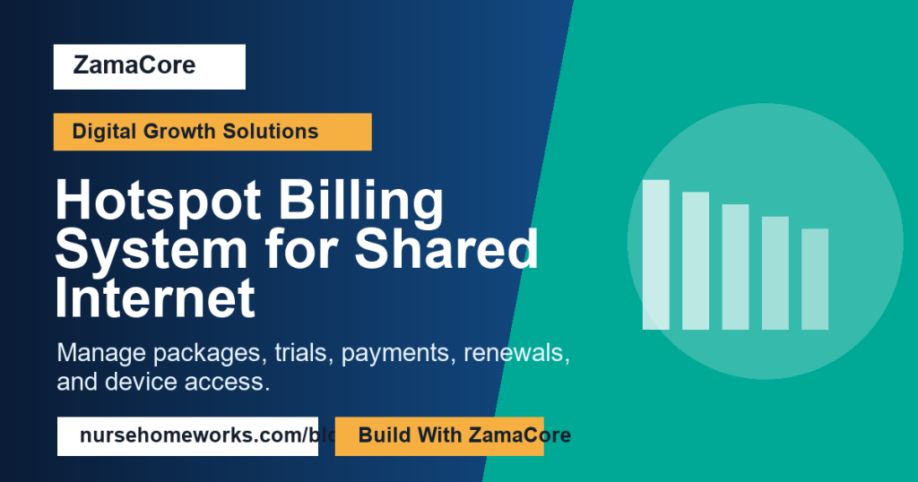 Hotspot Billing System for Shared Internet