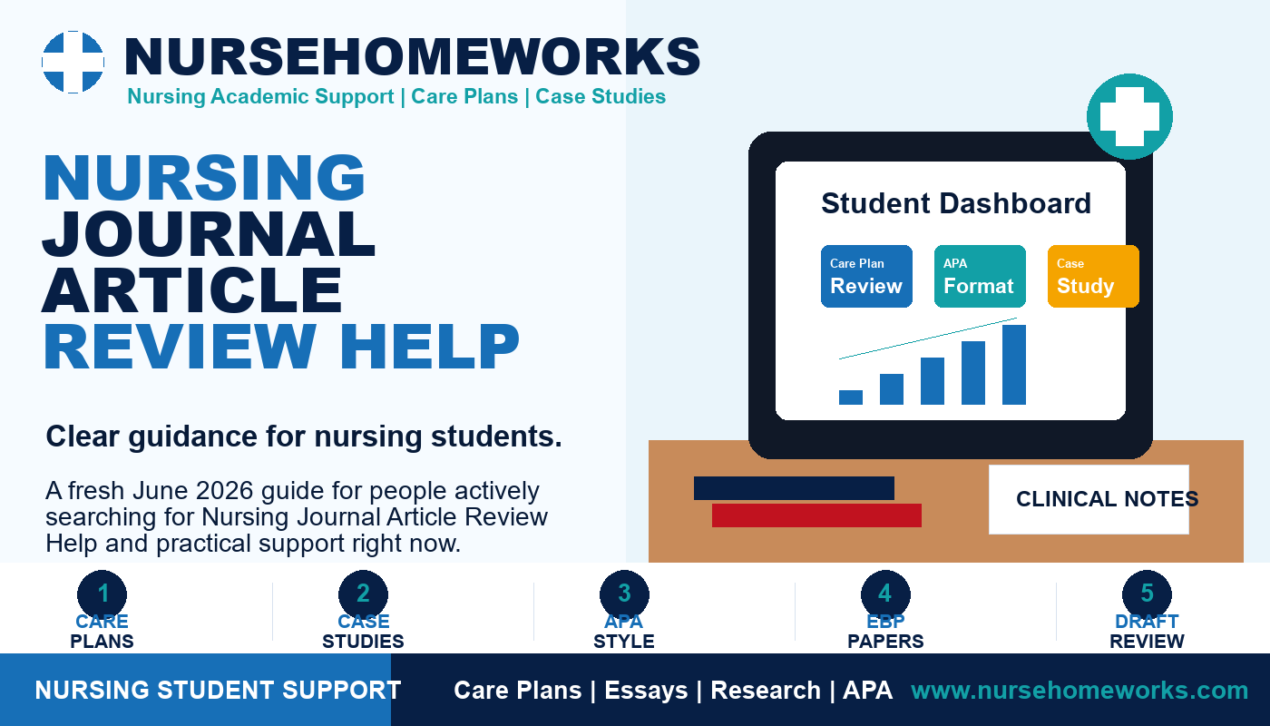 Nursing Journal Article Review Help