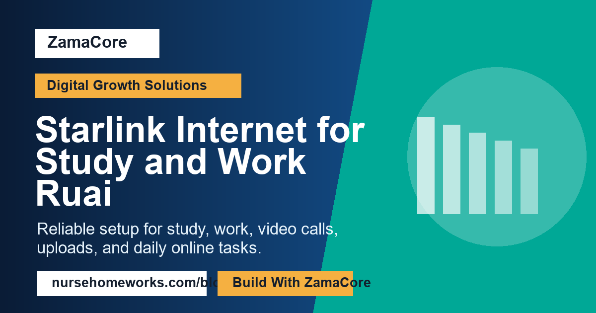 Starlink Internet for Study and Work Ruai