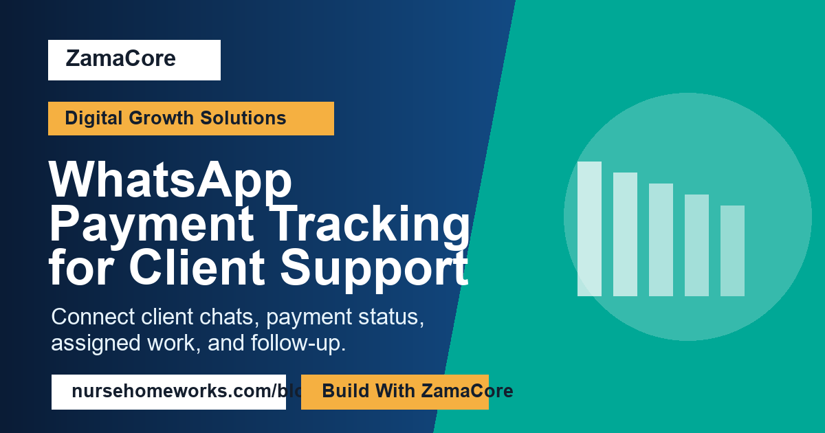 WhatsApp Payment Tracking for Client Support