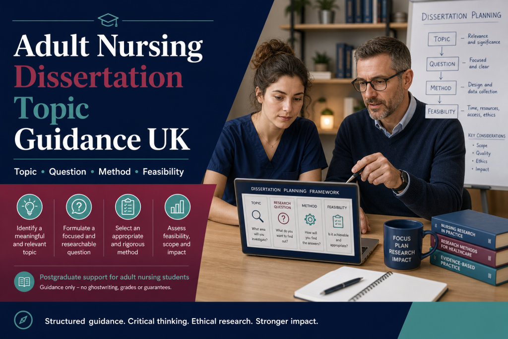 Adult Nursing Dissertation Topic Guidance UK
