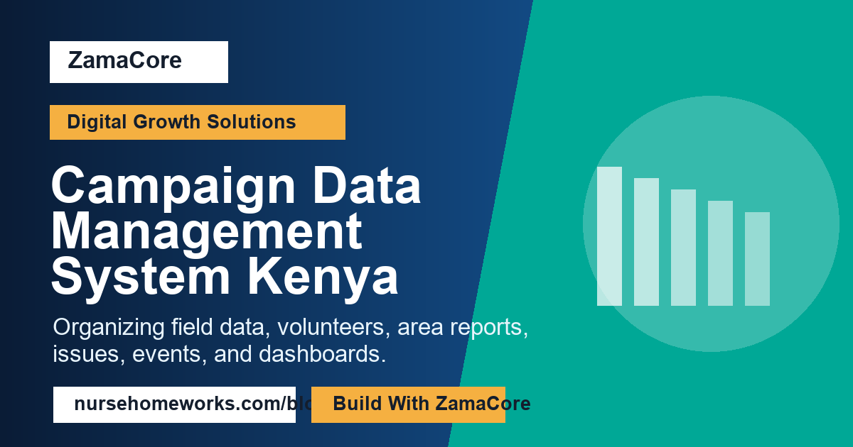 Campaign Data Management System Kenya