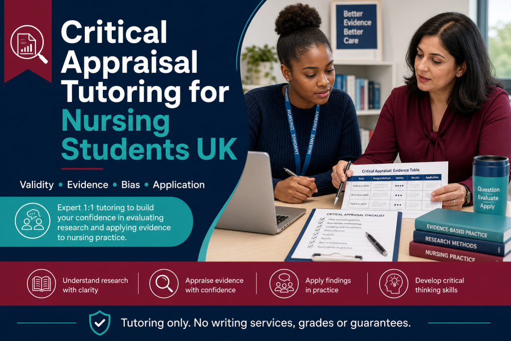 Critical Appraisal Tutoring for Nursing Students UK