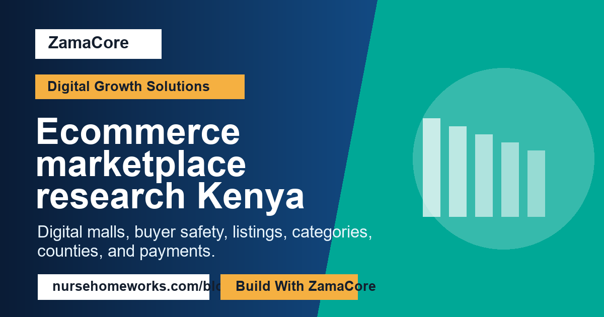 Ecommerce marketplace research Kenya