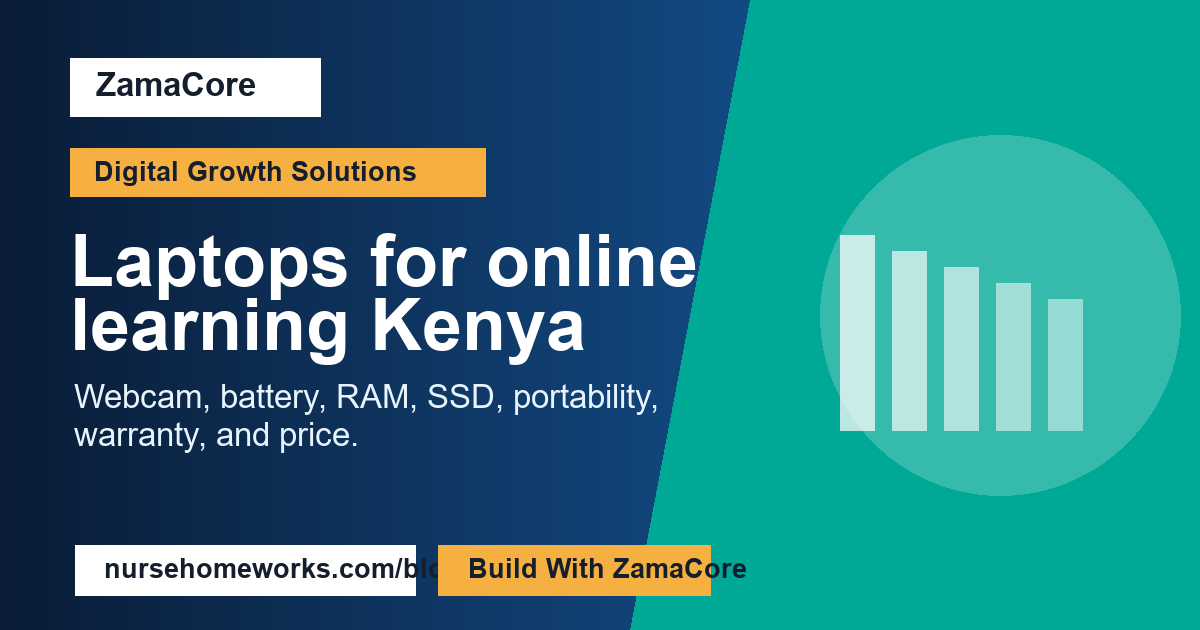 Laptops for online learning Kenya
