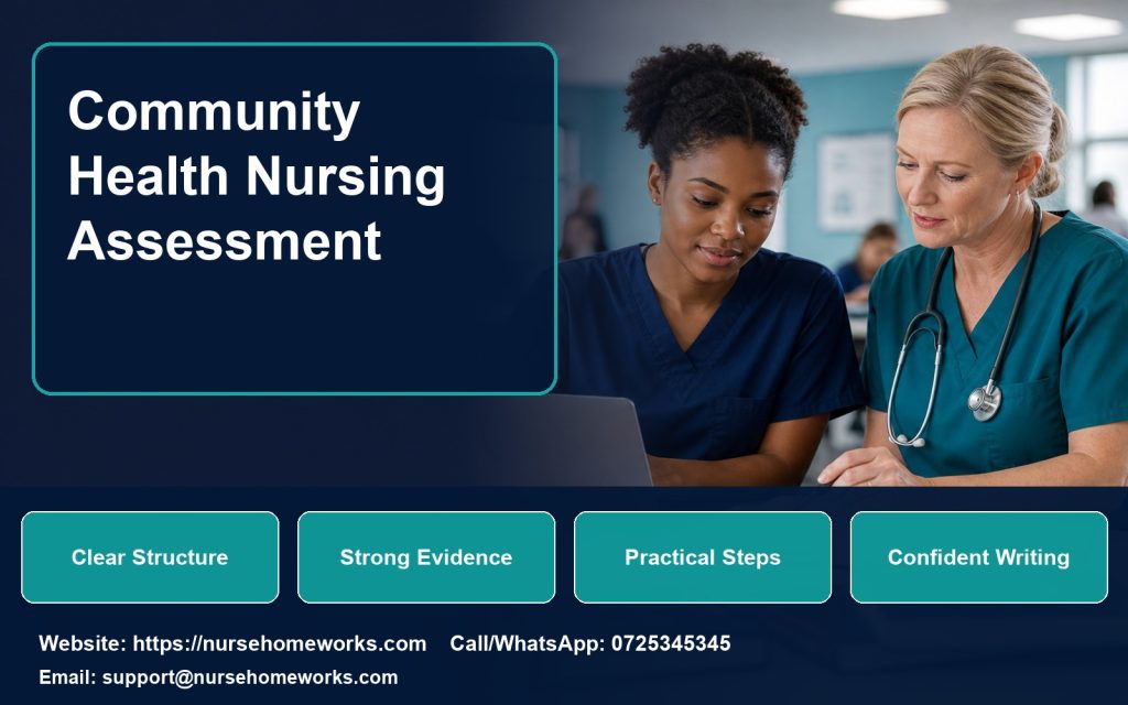 community health nursing assessment