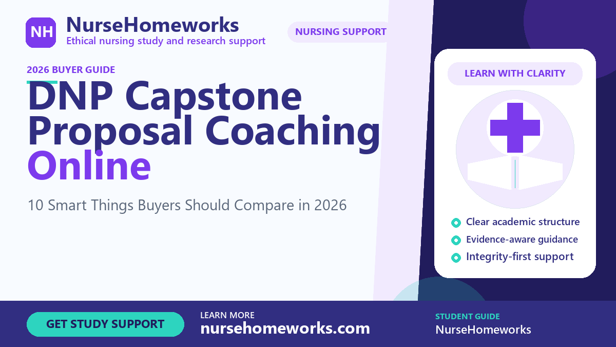 DNP Capstone Proposal Coaching Online by NurseHomeworks