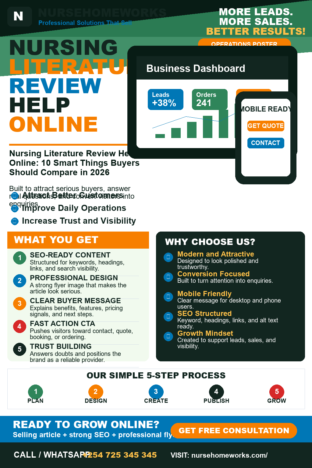 Nursing Literature Review Help Online