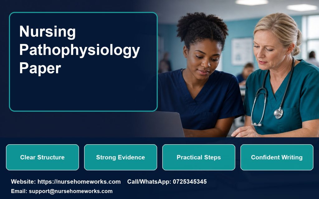 nursing pathophysiology paper