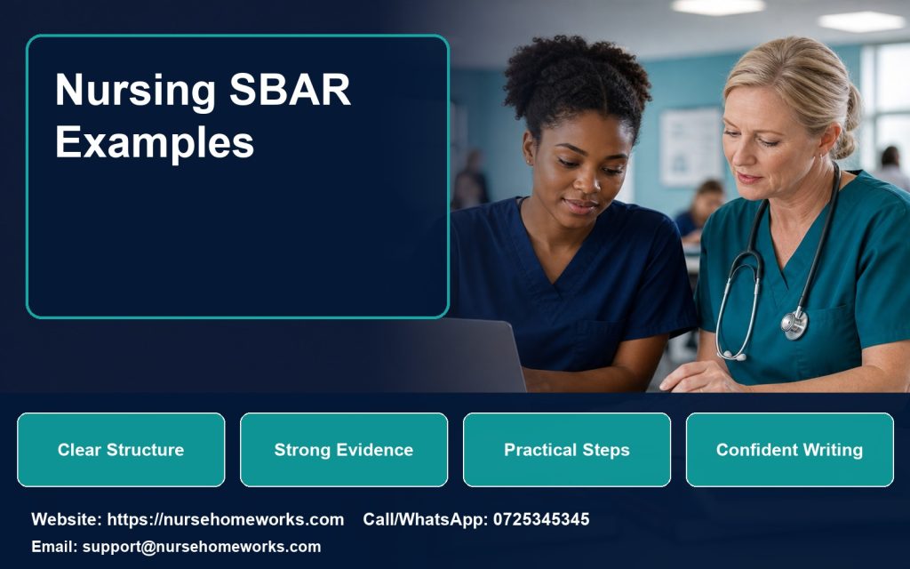 nursing SBAR examples