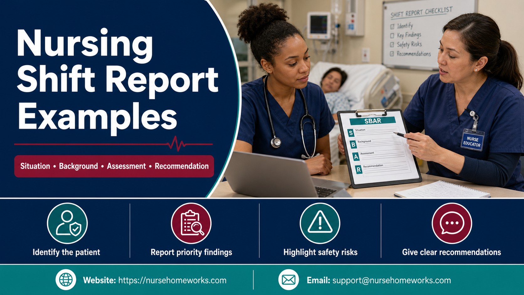nursing shift report examples